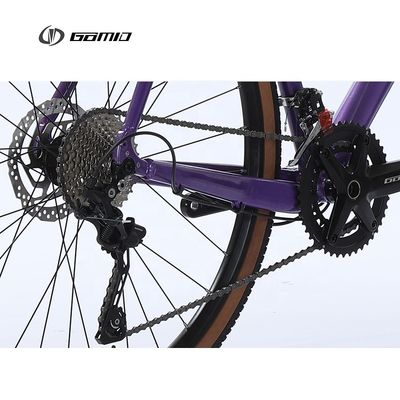 GOMID Custom Road Touring Bicycle Gravel Bike Roadbike с касеткой SHIMANO CS-HG500-10 и рулевым рулем из сплава Gravel Drop