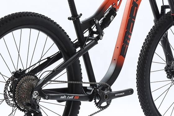 GOMID Trail Full Suspension Mountain Bike SHIMANO Gear Kit Soft Tail Thru Axle Design и алюминиевый сплав
