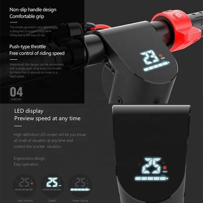 EU/Verenigde Staten Aflevering 350W X8 vouwbare e-scooter 10 inch 10Ah elektrische scooters voor Bluetooth-connectiviteit