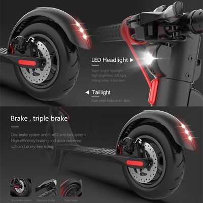 EU/Verenigde Staten Aflevering 350W X8 vouwbare e-scooter 10 inch 10Ah elektrische scooters voor Bluetooth-connectiviteit