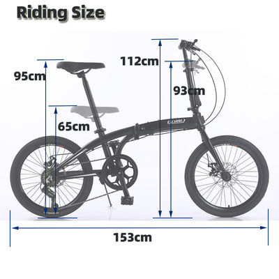 GOMID складной городской велосипед 20 дюймов с 7-скоростным SHIMANO Kit Gear Alloy Bisiklet Custom складной велосипед и дисковый тормоз