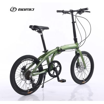 8 скорости GOMID SHIMANO Kit Gear Cycle Алюминиевый сплав складной городской велосипед с индивидуальным складной конструкцией и гидравлическим дисковым тормозом