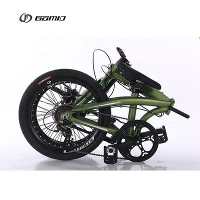 8 скорости GOMID SHIMANO Kit Gear Cycle Алюминиевый сплав складной городской велосипед с индивидуальным складной конструкцией и гидравлическим дисковым тормозом