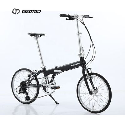 GOMID Custom Foldable City Bike Aluminium Alloy Bisiklet V Brake Велосипеды с комплектом передач SHIMANO и шинами SCHWALBE