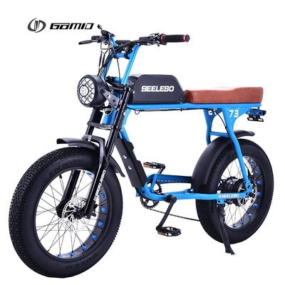 Digitaler E-Bike Hub Motoren Fahrrad Elektro-Fettreifen Fahrrad 7-Geschwindigkeit MTB E-Bike Retro-Elektro-Fahrrad 48V 500W 4,0 Zoll Reifen E-Bike
