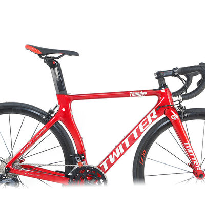 700c Kohlenstofffaserrahmen Twitter Road Bike 22-Gang-Rennrad mit CE-Zertifizierung