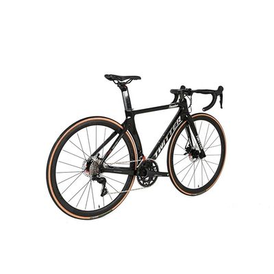Front Derailleur SHIMANO 105/R7000 22 Geschwindigkeit Kohlenstofffaser Straßenradrahmen Titan Farbe für Männer 700c 8,9KG