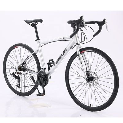 OEM/ODM Accepted Racing Bike con telaio in lega di alluminio 700C Road Bike e freno a disco