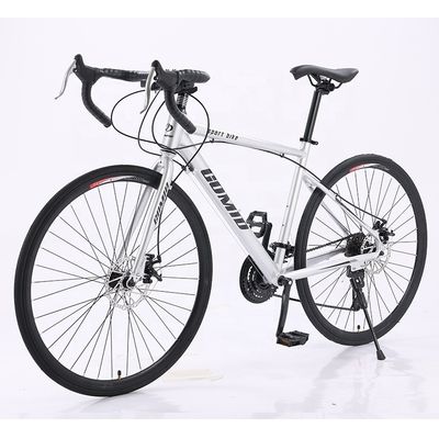OEM/ODM Accepted Racing Bike con telaio in lega di alluminio 700C Road Bike e freno a disco