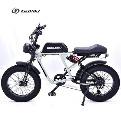 Hochleistungsmotor 500w 750w 1000w E-Bike GOMID Retro Elektro-Fettreifen Fahrrad mit Radgröße 20*4.0 Zoll