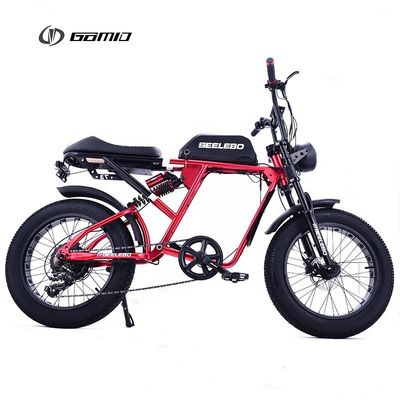 Hochleistungsmotor 500w 750w 1000w E-Bike GOMID Retro Elektro-Fettreifen Fahrrad mit Radgröße 20*4.0 Zoll