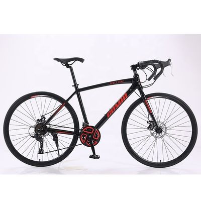 Cadre en alliage d'aluminium rouge/blanc/noir Vélo de route personnalisé pour hommes Vélo de course Vélo de course 700c Vélo de route