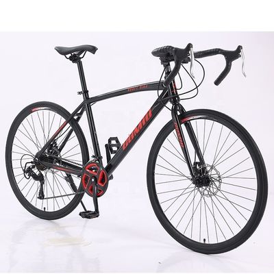Cadre en alliage d'aluminium rouge/blanc/noir Vélo de route personnalisé pour hommes Vélo de course Vélo de course 700c Vélo de route