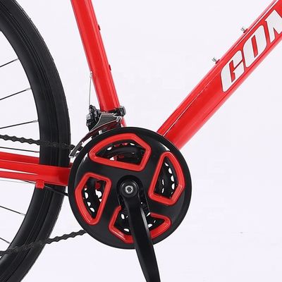 Cadre en alliage d'aluminium rouge/blanc/noir Vélo de route personnalisé pour hommes Vélo de course Vélo de course 700c Vélo de route