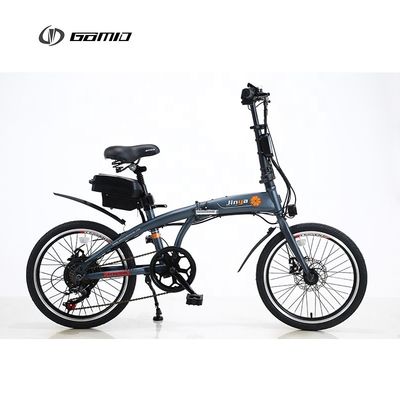 Elektrische vouwfiets met Infix LCD-scherm voor GOMID City Bicycle Hub Motors Vouwbare E-fiets
