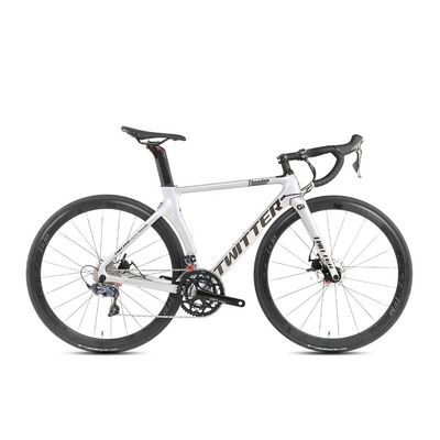 INNOVA-PRO 700c 25c Carbon Road Bike mit Shimano Groupset Carbon Fiber Rahmen und 22 Geschwindigkeit für Männer Lastkapazität 120kg