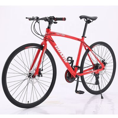 Aluminiumlegierungsrahmen 700C Straßenrad B2B Anpassung Rennrad Stadtrad mit Karton Größe 135*19*72cm
