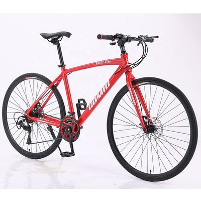Aluminiumlegierungsrahmen 700C Straßenrad B2B Anpassung Rennrad Stadtrad mit Karton Größe 135*19*72cm