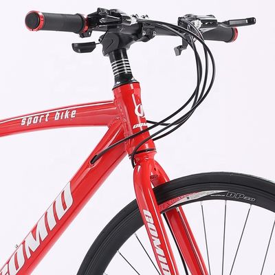 Aluminiumlegierungsrahmen 700C Straßenrad B2B Anpassung Rennrad Stadtrad mit Karton Größe 135*19*72cm