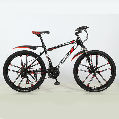 21 24 27 Hochgeschwindigkeits Mountainbike aus Kohlenstoffstahl mit dickem Langstreckenreifen Karton Größe 132*19*72cm