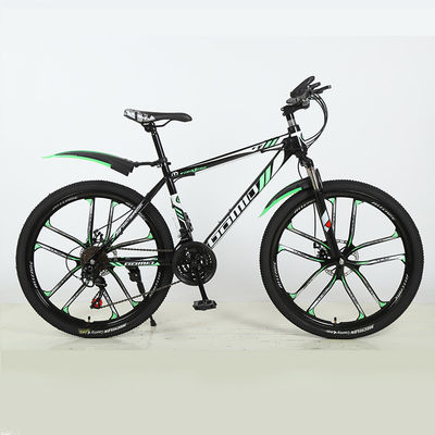 21 24 27 Hochgeschwindigkeits Mountainbike aus Kohlenstoffstahl mit dickem Langstreckenreifen Karton Größe 132*19*72cm