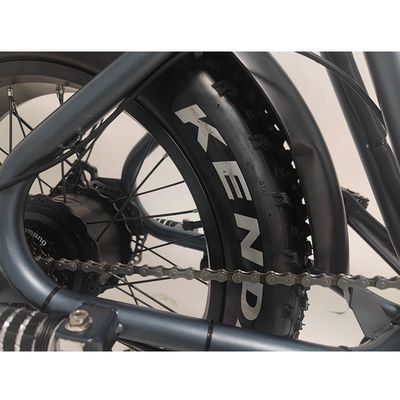 Elektro-Fettreifen-Fahrrad Vollfederung 33Ah Lithiumbatterie Retro eBike 1000W Hub Motorrad mit Stahlrahmenmaterial