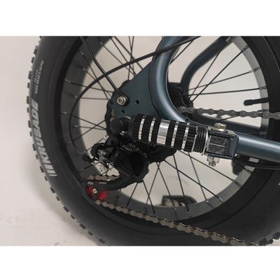 Elektro-Fettreifen-Fahrrad Vollfederung 33Ah Lithiumbatterie Retro eBike 1000W Hub Motorrad mit Stahlrahmenmaterial