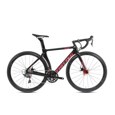 RETROSPEC SENSAH -11S Straßenrad Carbonfaserrahmen Rennrad 700c Fahrrad für Männer 22 Speed Reifen Hautfarbe Rand