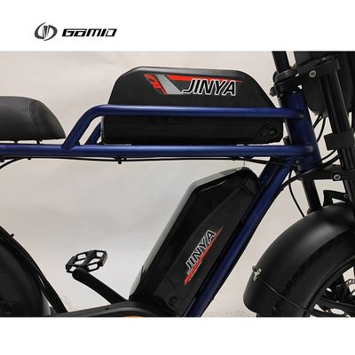 Retro E Bike GOMID 1000W Hub Motor Fettreifen Elektrofahrrad mit voller Aufhängung und hoher Lithiumbatterie