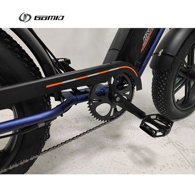 Retro E Bike GOMID 1000W Hub Motor Fettreifen Elektrofahrrad mit voller Aufhängung und hoher Lithiumbatterie