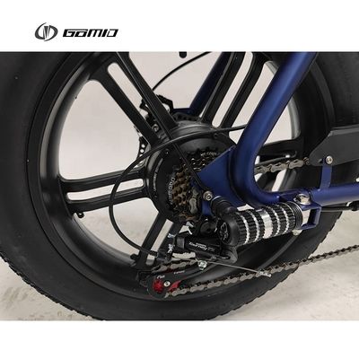 Retro E Bike GOMID 1000W Hub Motor Fettreifen Elektrofahrrad mit voller Aufhängung und hoher Lithiumbatterie