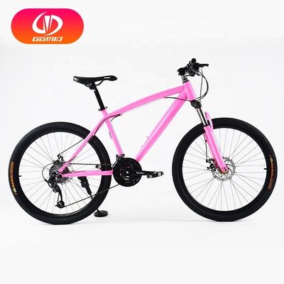 Klappbares 26&quot; MTB Mountainbike 21 Geschwindigkeit Aluminiumrahmen Doppelscheibenbremse Reines Farbrad