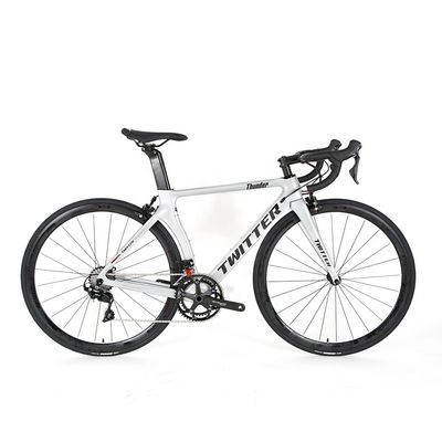 Мужской велосипед из углеродного волокна с тормозом V с рычагом дерайлера Shimano 105/R7000-22S и 22 скоростью на углеродной раме 700c