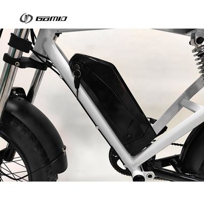 Elektrisches City Bike 500w 48v Fettreifen Ebike Mtb E-Bike Vollfederung Offroad Motorrad
