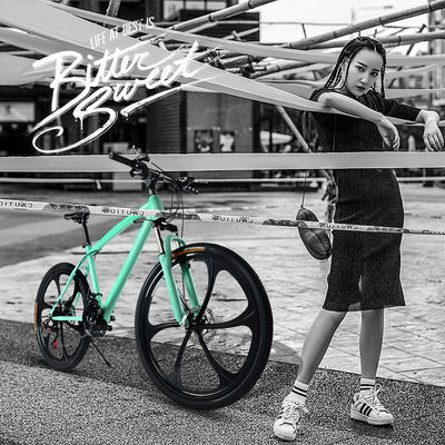 Normaler Pedal Doppelscheibenbremse Kohlenstoffstahlrahmen 21 Geschwindigkeit Reine Farbe Mtb Mountainbikes Fahrrad