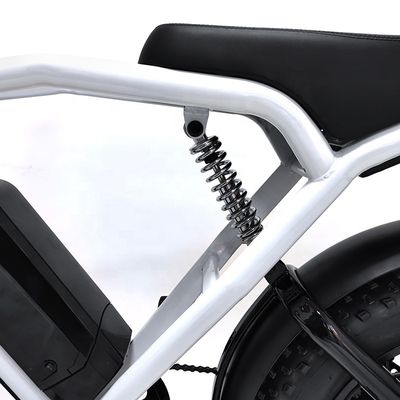 20*4.0 Zoll Elektro City Bike Fat Tire Ebike 500w 48v Mtb E-Bike Offroad Motorrad Vollfederung Retro