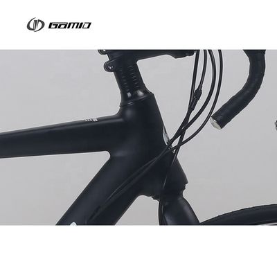 GOMID Simuliertes Kohlenstofffaserrahmen Aluminiumlegierung Roadbike für Mann 700c Scheibenbremse angepasstes Roadbike