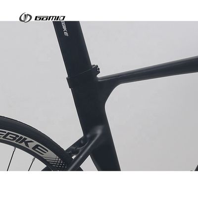 GOMID Simuliertes Kohlenstofffaserrahmen Aluminiumlegierung Roadbike für Mann 700c Scheibenbremse angepasstes Roadbike