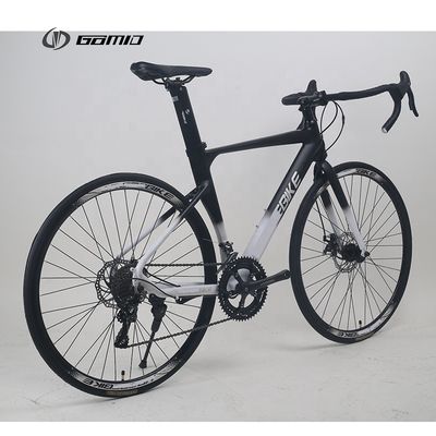 Man Racing GOMID Carbon Fiber Road Bike 700C Roadbike con telaio rigido Non ammorbiditore posteriore Capacità di carico 150KG personalizzato