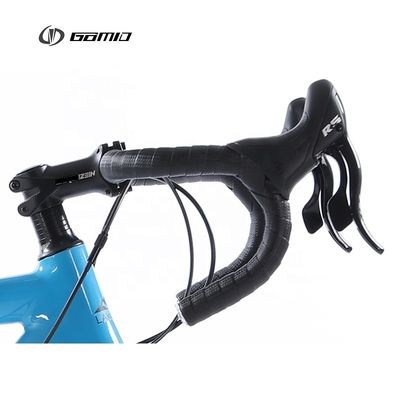 GOMID Gear Cycle Man Rennräder mit simuliertem Kohlenstofffaserrahmen Custom 700C Roadbike und Cavel Krümmungslenker