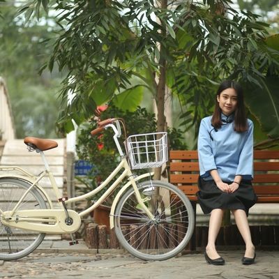 OEM ODM Dames Fiets Met Basket City 20 24 26 Inches Vrouwen Fiets City Bike