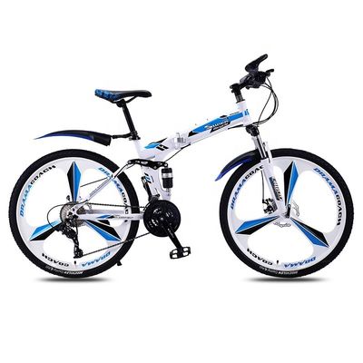 Soft-tail Frame Mountainbike Vollfederung Klapprad 24 26 Zoll Kohlenstoffstahl Klapprad für die Anpassung