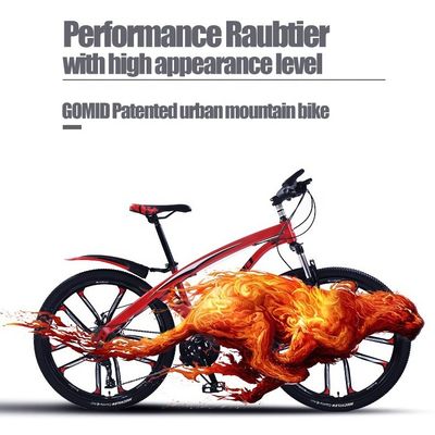 GOMID Carbon Steel Frame Man Vrouwen Kind Mode Op maat gemaakt OEM 20 24 26 inch Bisiklet Mountain Bike Gear Kit Fiets