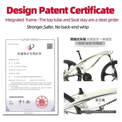 Op maat gemaakte fiets OEM fiets Stijl Persoonlijkheid differentiatie Handleargreep Comfortabele rubbergreep 20 24 26 Inches mtb fiets