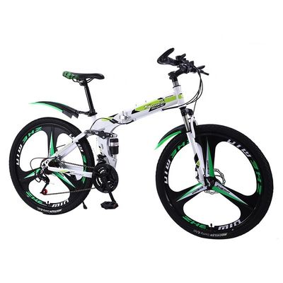 Customized OEM Full Suspension Mountain Bike met 26&quot; wielgrootte en opvouwbaar koolstofstaal frame