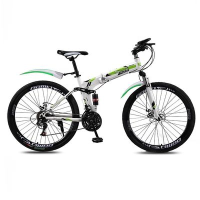Zwart Rood/Wit Blauw/Zwart Zilver/Wit Groen Opvouwbare Mountainbike Volle ophanging 24/26/29 Inch Carbon Steel Fiets