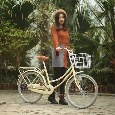 OEM ODM Dames Fiets Met Basket City 20 24 26 Inches Vrouwen Fiets City Bike