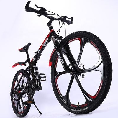 125 &quot;Reifenbreite Vollfederung Mountainbike 24 26 29 Zoll Kohlenstoffstahl Klapprad mit Bruttogewicht 19-21KG