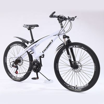 Custom Bicicleta OEM 20 24 26 Inch Mountain Bike met koolstofstaal Frame Material en 21 Speed Gears