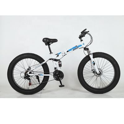 Anpassbar 26 Zoll Fettreifen Klappschnee Mountainbike mit Aluminiumlegierung Schalthebeln und Kohlenstoffstahl Gabel